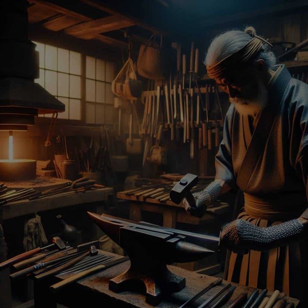 Où observer l'artisanat de fabrication de sabres japonais traditionnels à Kyoto ?